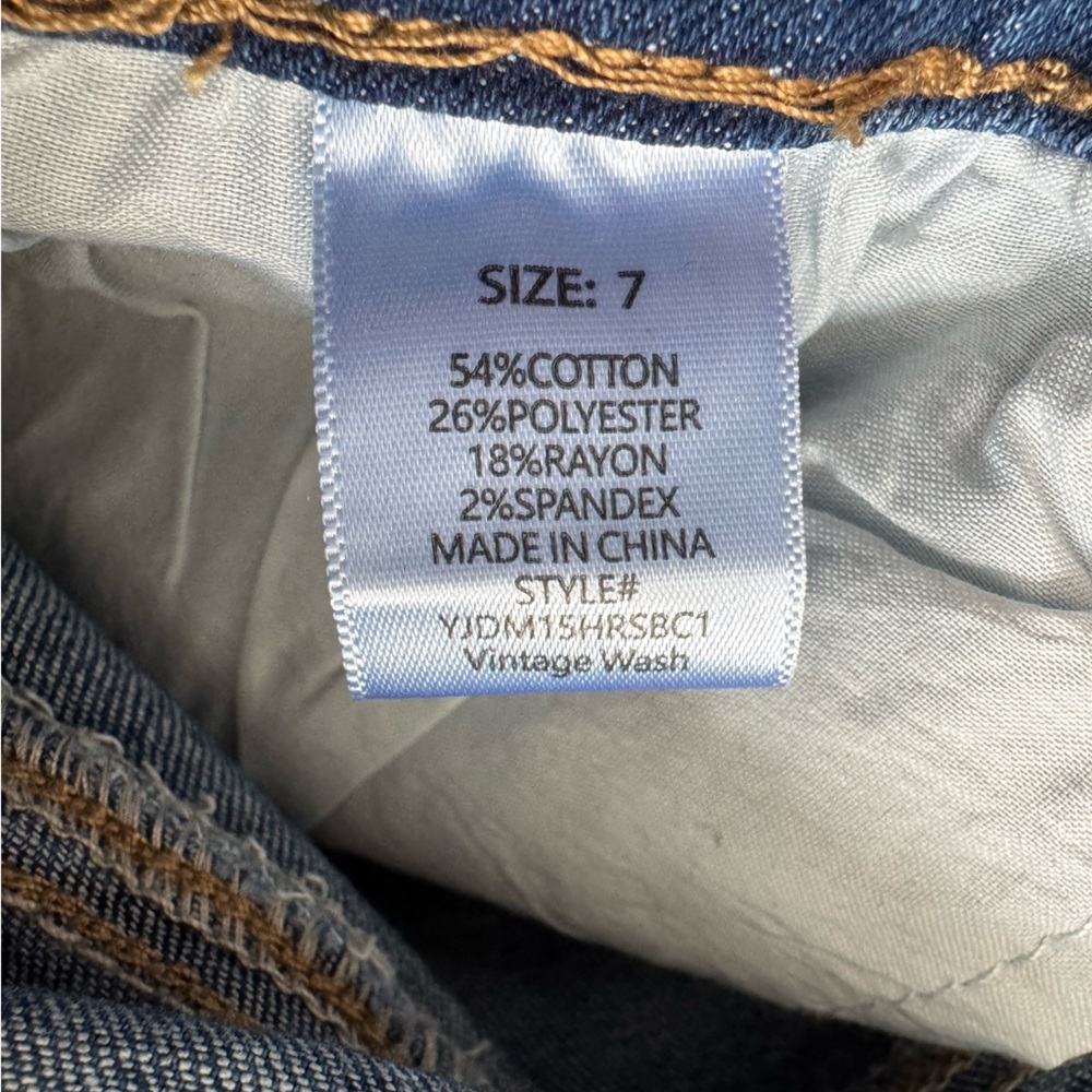 Fashion Nova Gemma Sculpting Stretch Bootcut Jeans Vintage Wash New Size 7 - Picture 9 of 10